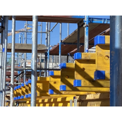 Formwork beam of wood SCHAKE H20 | Length: 3900 mm, Height: 200 mm | with end-cap